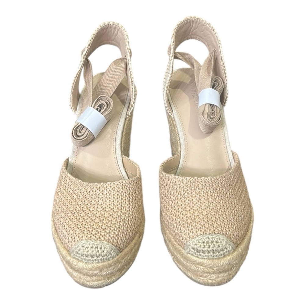 The Drop Women's Zuki Wedge Espadrille Sandals Tan Size 8 - Picture 6 of 14
